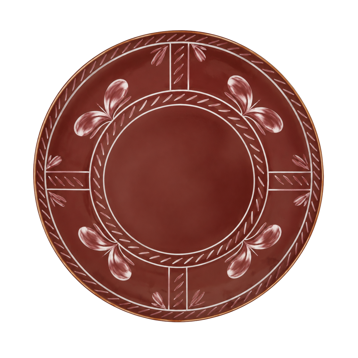 CANYON CLAY CORAL SALAD PLATE