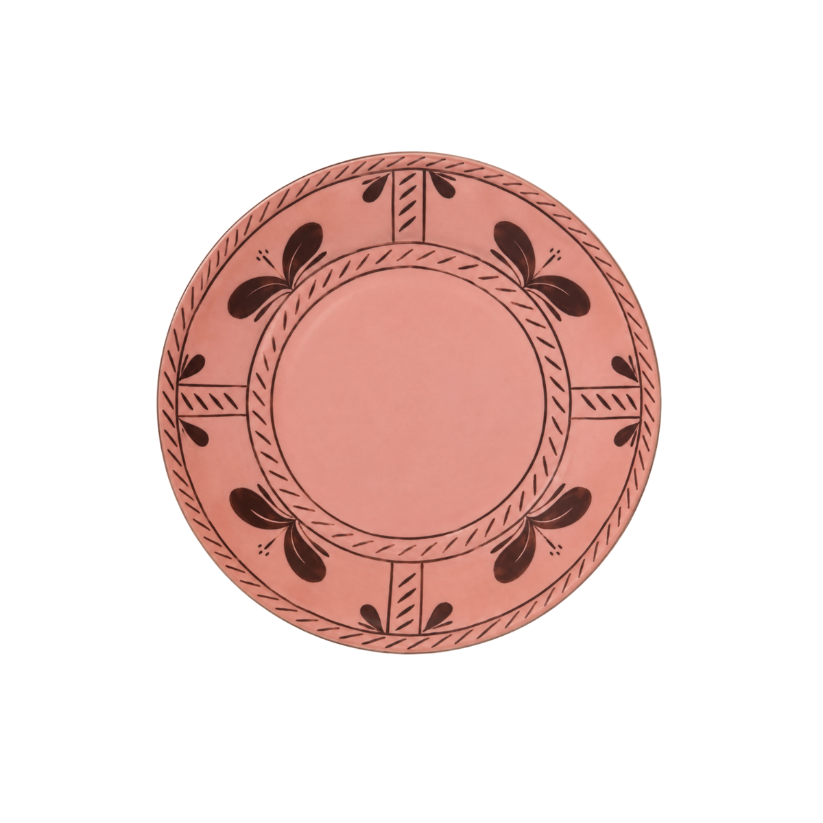 CANYON CLAY BURGUNDY CHARGER
