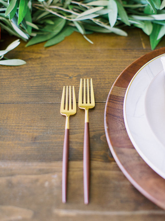 NATURAL WOOD CHARGER PLATE
