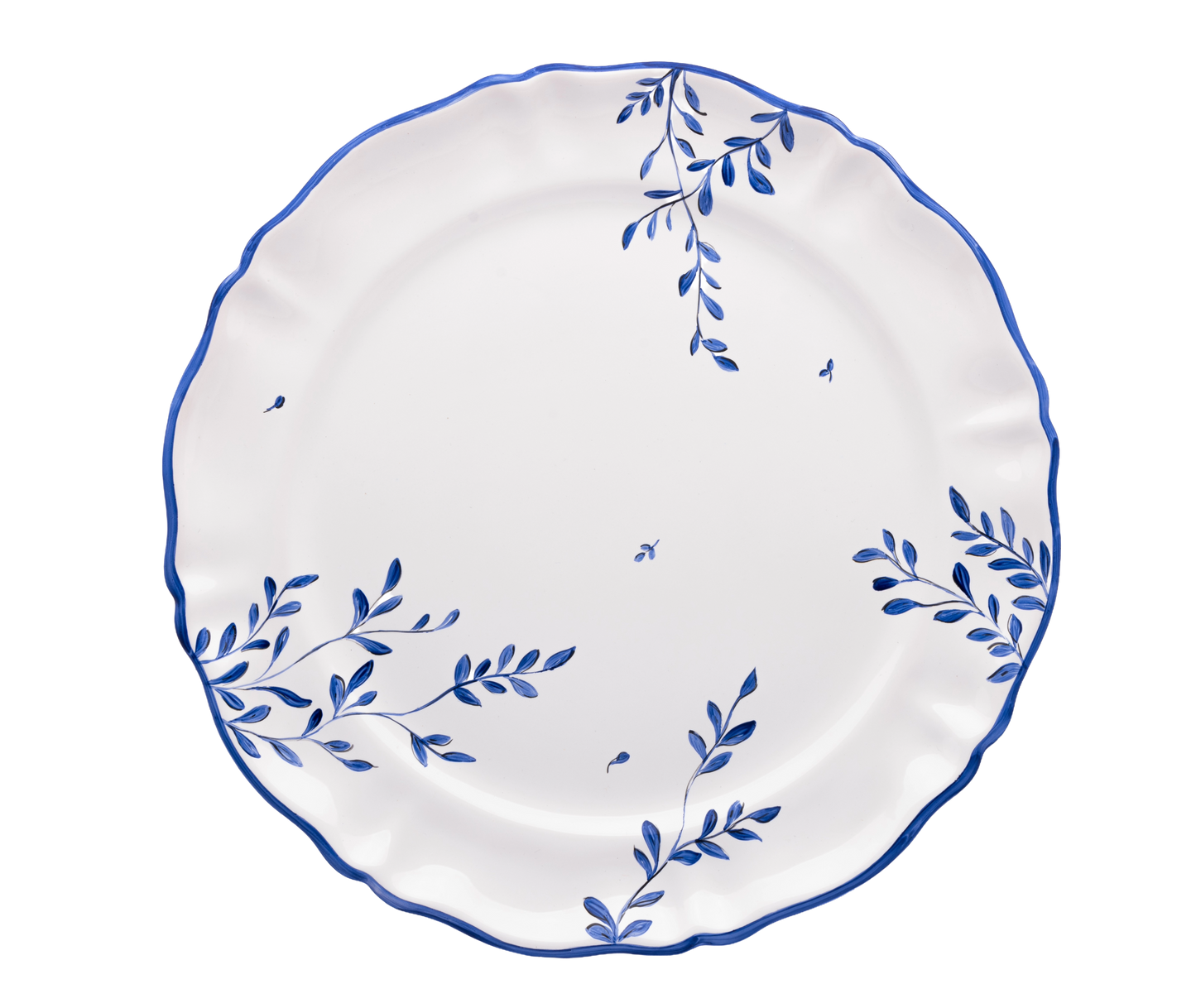 MOUSTIERS CHARGER PLATE IN BLUE