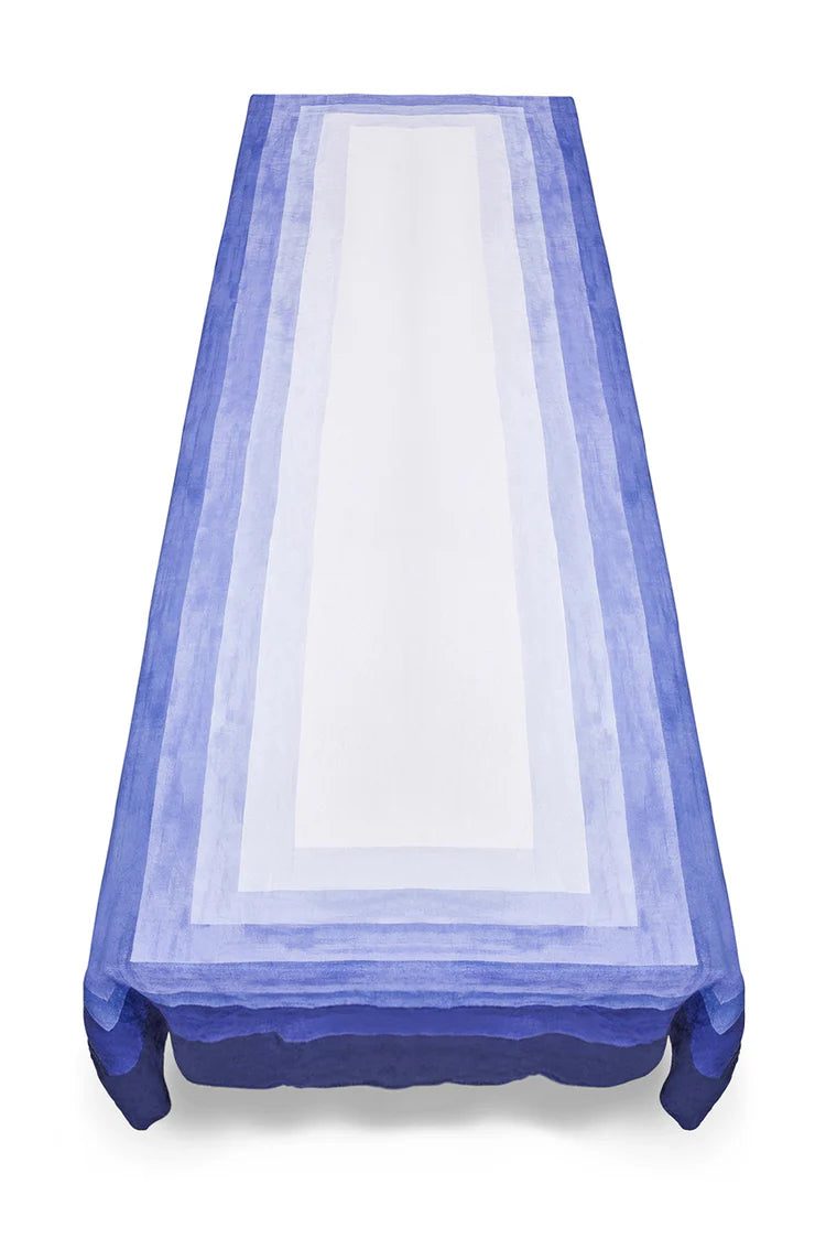 Shades of Blue Tablecloth Objet West by XoWyo