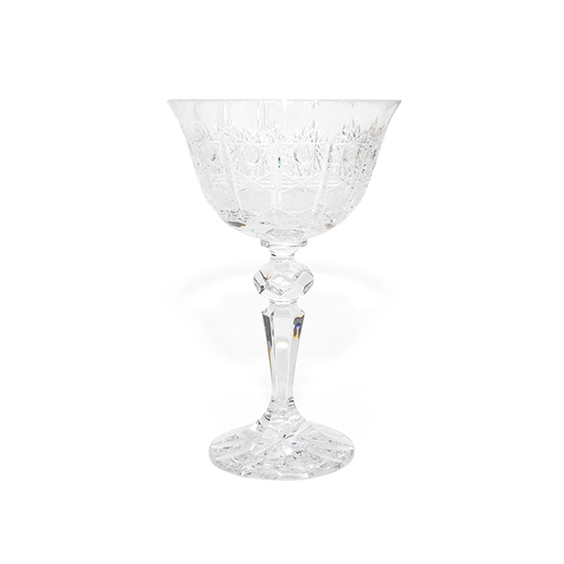 CZECH CUT CRYSTAL | CHAMPAGNE COUPE