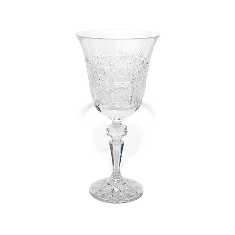 CZECH CUT CRYSTAL | WINE GLASS