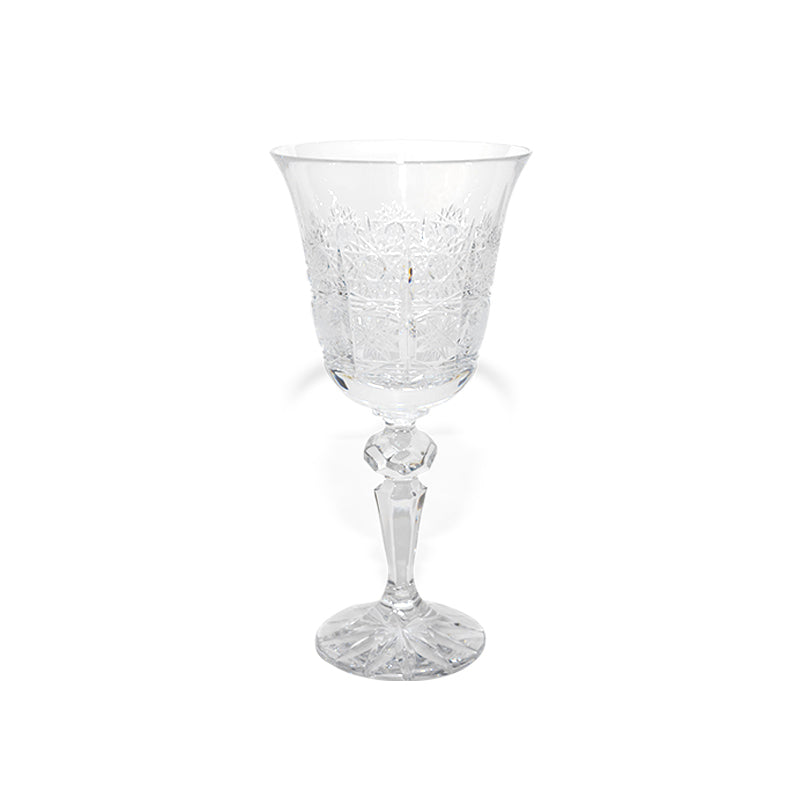 CZECH CUT CRYSTAL | WINE GLASS
