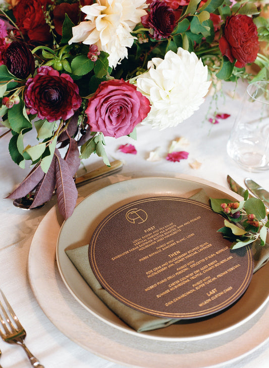 WHITE WOOD CHARGER PLATE