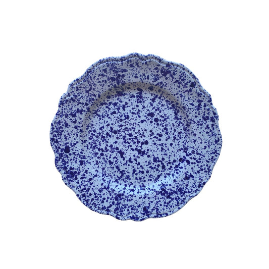 ALPINE SPLATTER DINNER PLATE IN BLUE