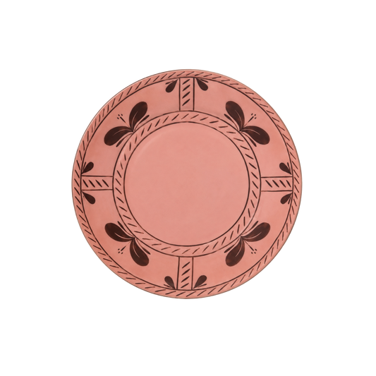 CANYON CLAY CORAL SALAD PLATE