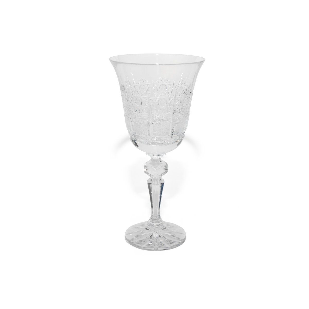 CZECH CUT CRYSTAL | WATER GOBLET