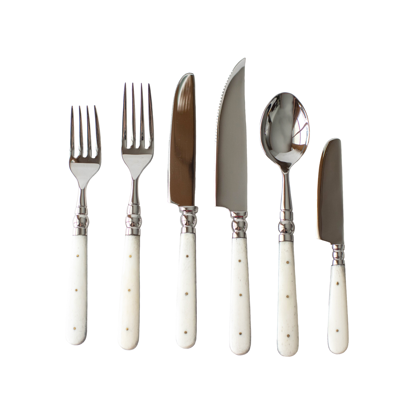 White Bone Cutlery Sets