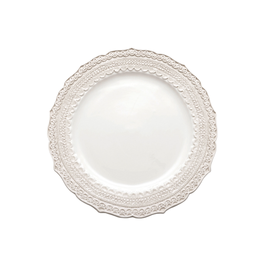 FINEZZA CREAM LACE DINNER PLATE