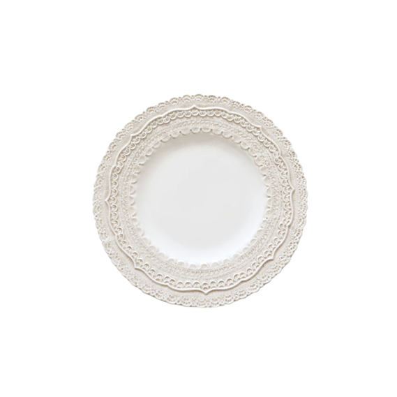 FINEZZA CREAM LACE SALAD PLATE