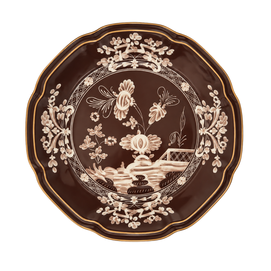 GINORI DINNER PLATE BROWN