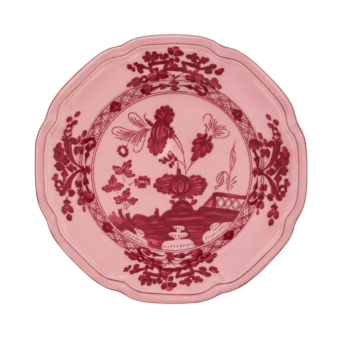 GINORI SALAD PLATE PINK