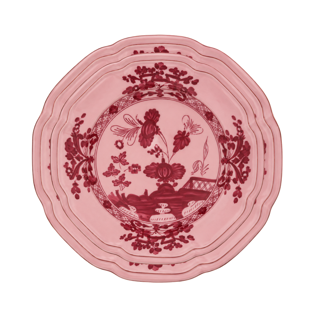 GINORI SALAD PLATE PINK