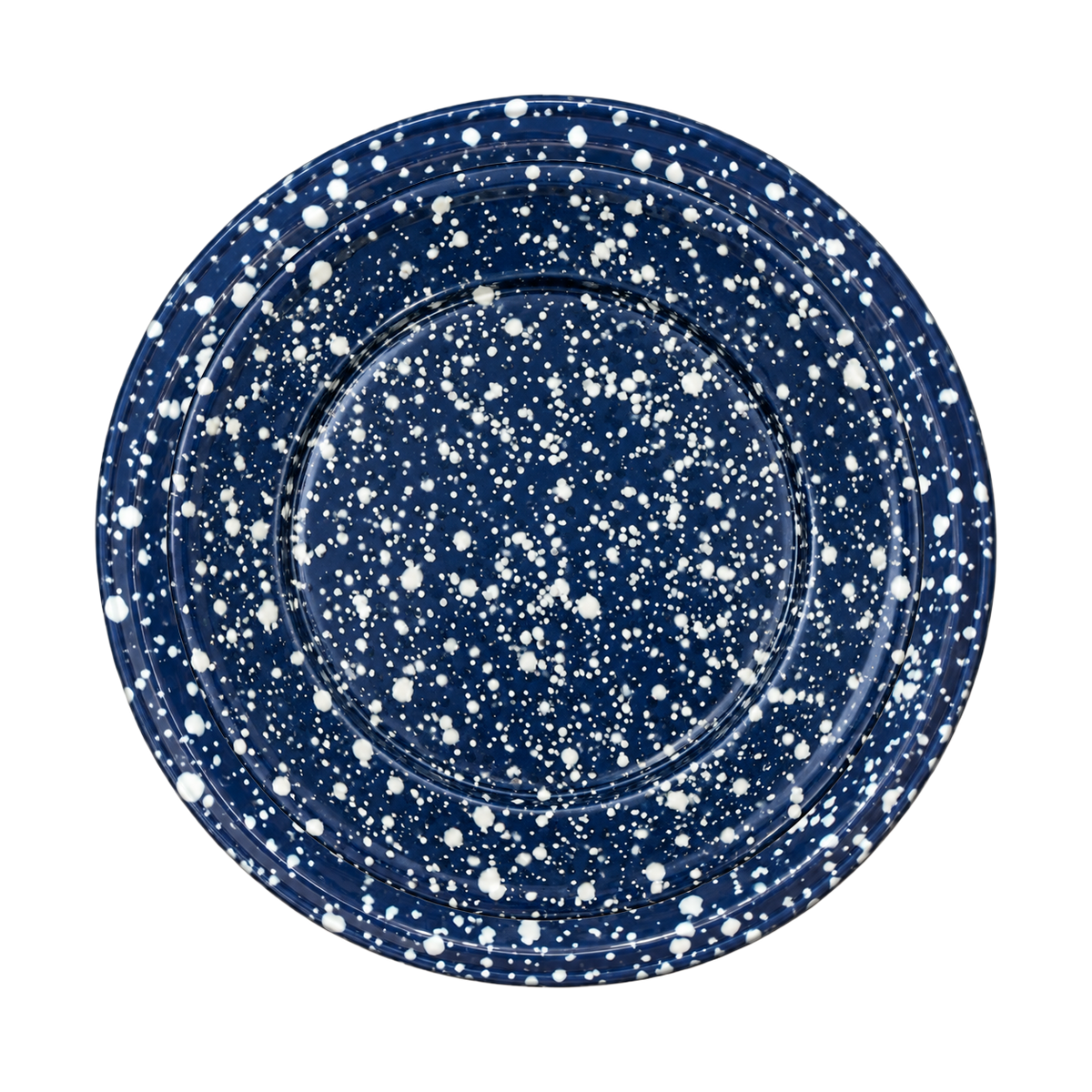 MIDNIGHT RANGE ENAMEL SALAD PLATE