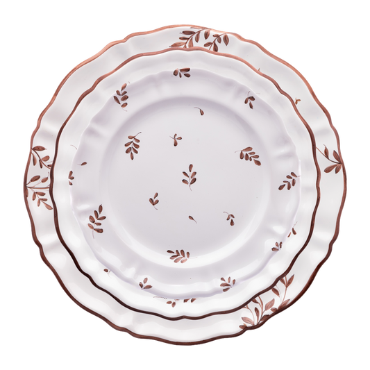 MOUSTIERS CHARGER PLATE IN CHOCOLAT