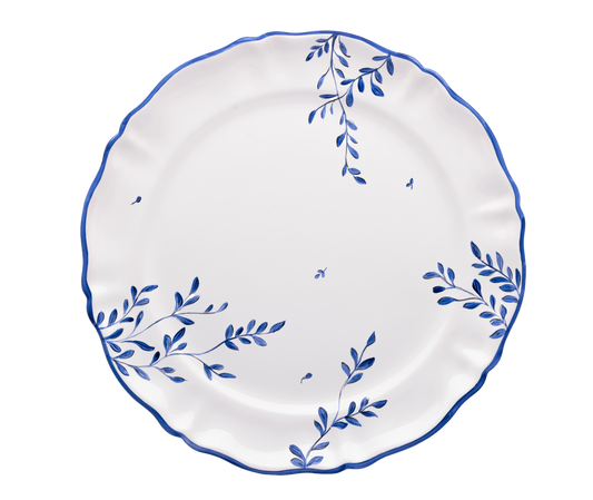 MOUSTIERS CHARGER PLATE IN BLUE