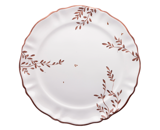 MOUSTIERS CHARGER PLATE IN CHOCOLAT