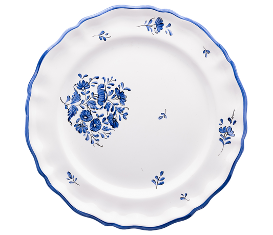MOUSTIERS DINNER PLATE IN BLUE