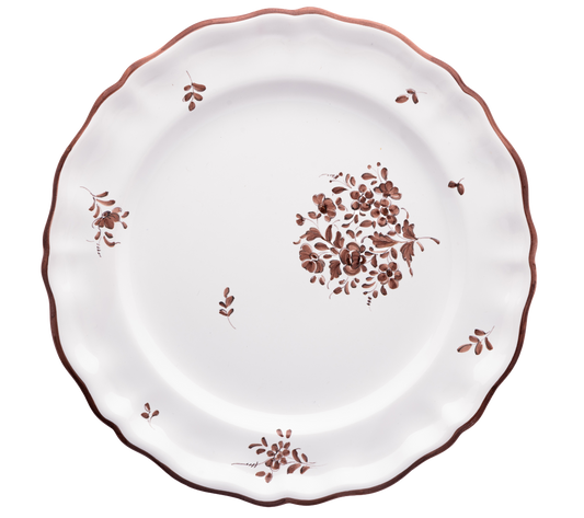 MOUSTIERS DINNER PLATE IN CHOCOLAT