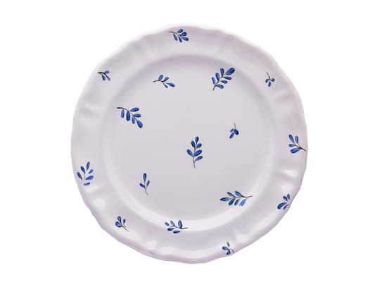MOUSTIERS SALAD PLATE IN BLUE