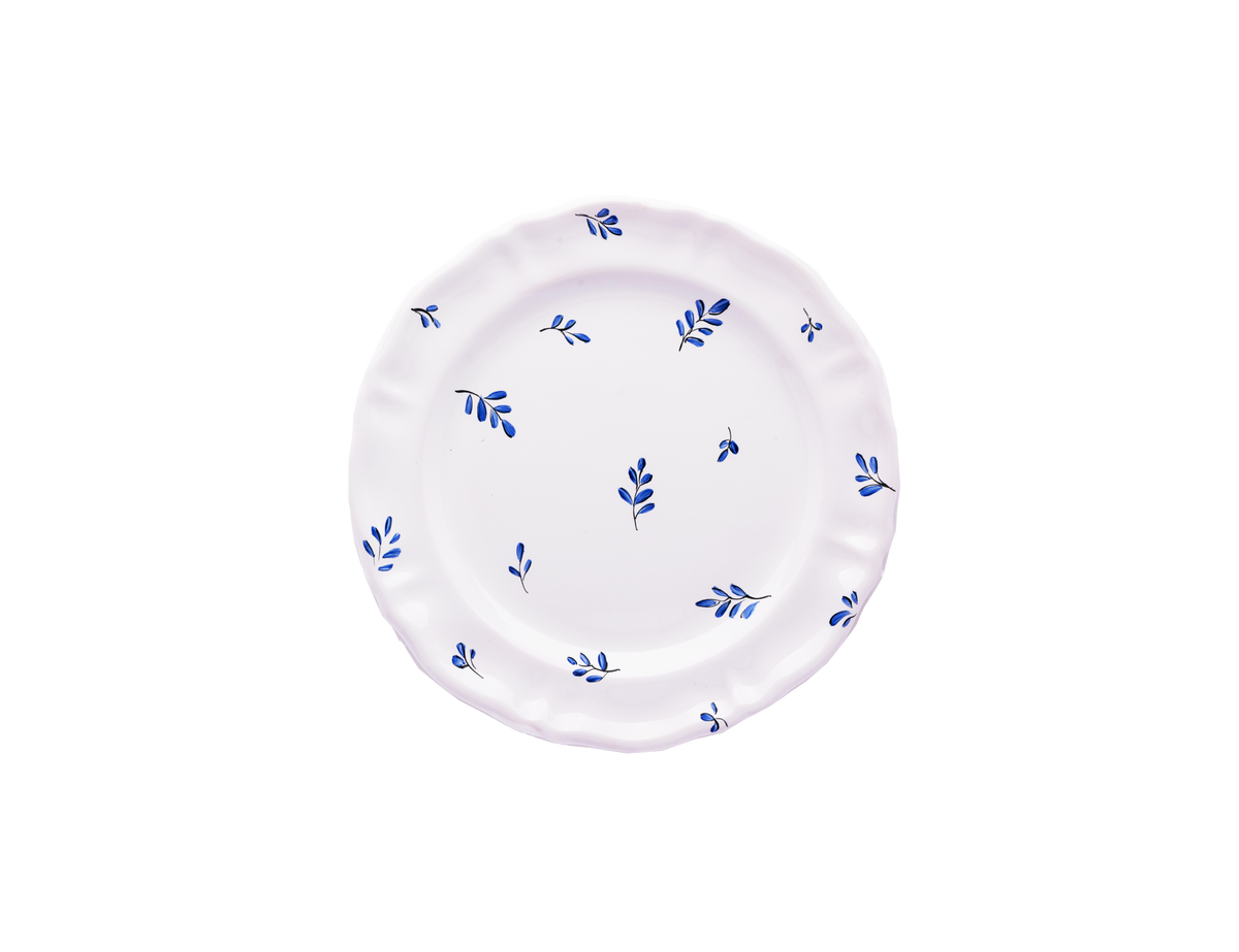 MOUSTIERS SALAD PLATE IN BLUE
