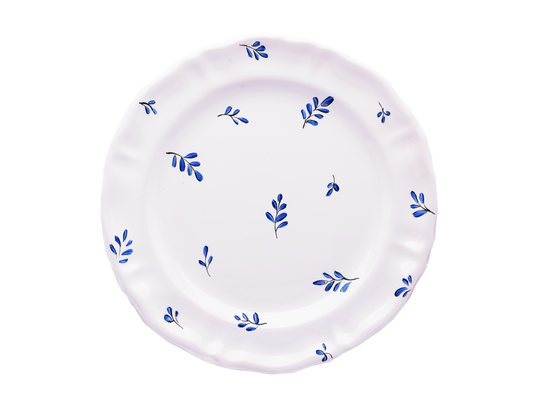 MOUSTIERS SALAD PLATE IN BLUE