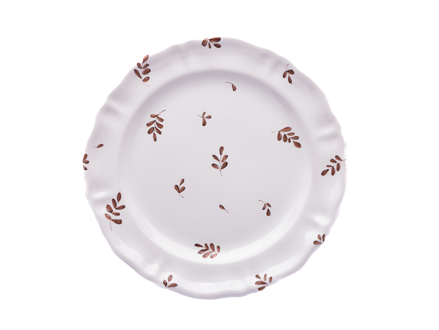 MOUSTIERS SALAD PLATE IN CHOCOLAT