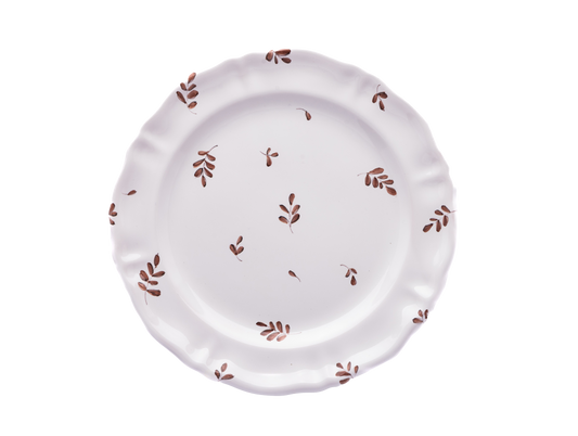 MOUSTIERS SALAD PLATE IN CHOCOLAT