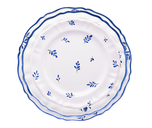 MOUSTIERS CHARGER PLATE IN BLUE