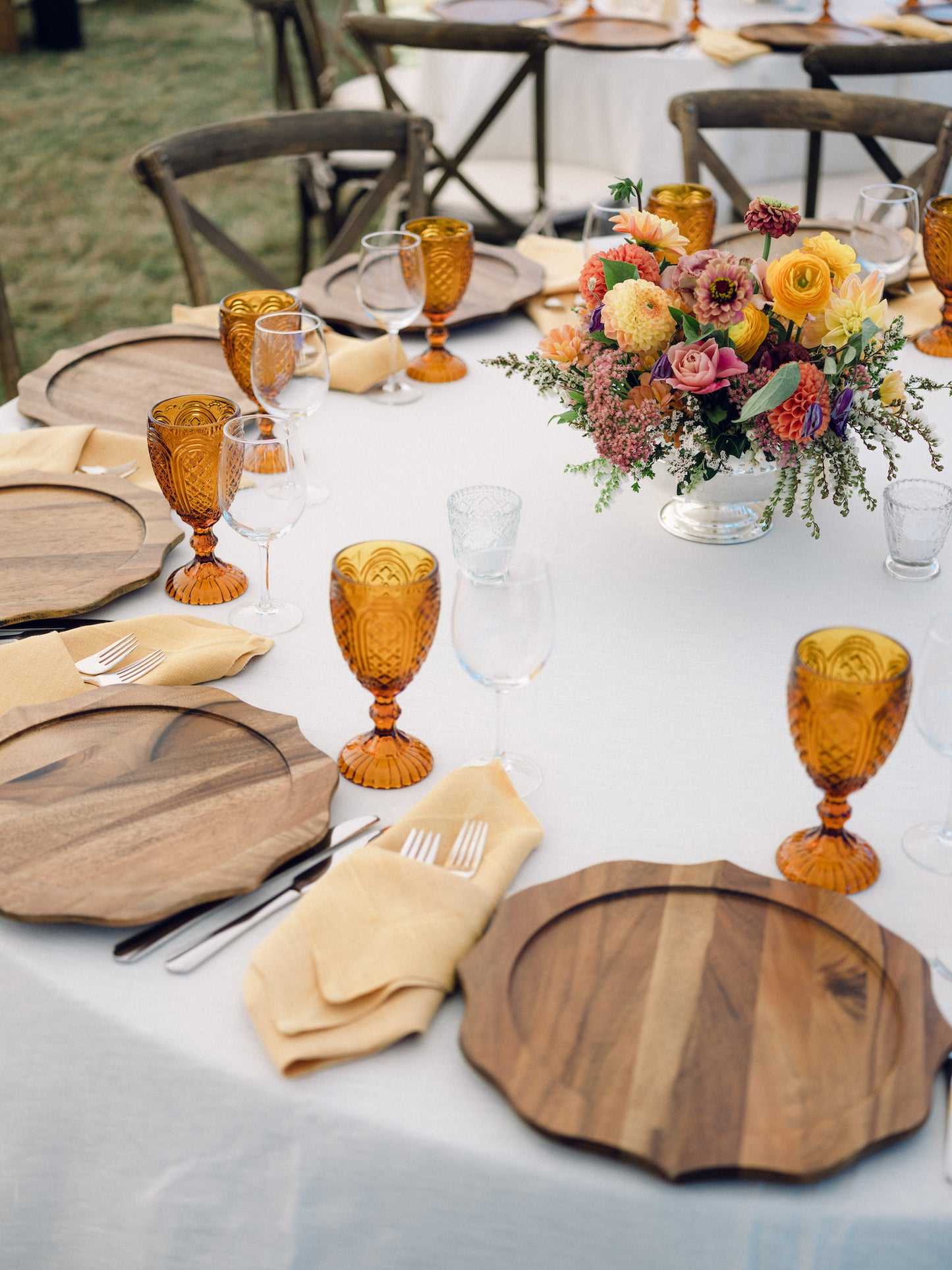 MANGO WOOD CHARGER PLATE
