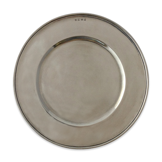 MATCH PEWTER CHARGER PLATE