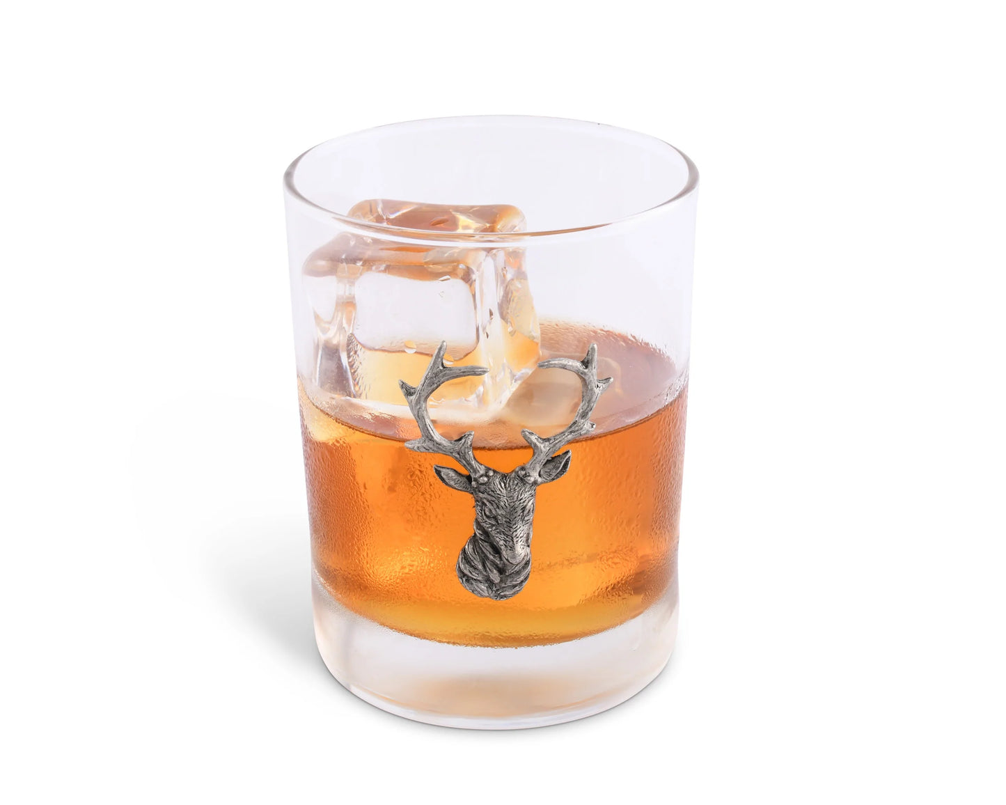 Elk Head Double Old Fashioned Glass