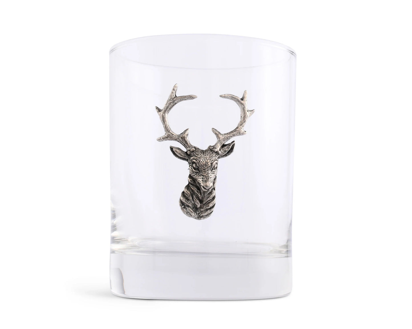 Elk Head Double Old Fashioned Glass