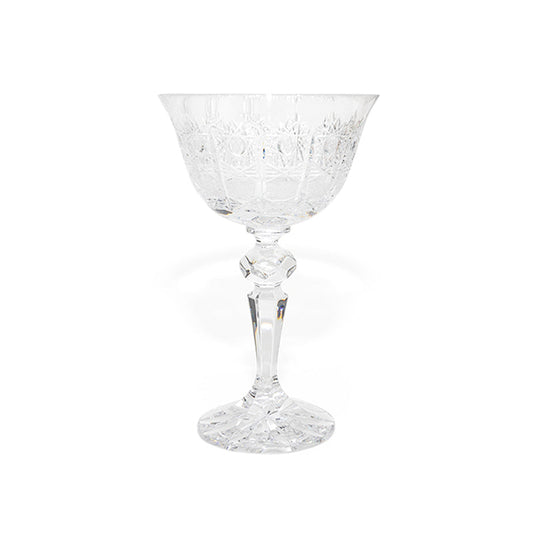 CZECH CUT CRYSTAL | WINE GLASS