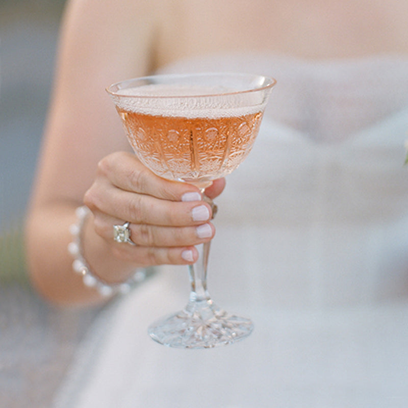 CZECH CUT CRYSTAL | WINE GLASS