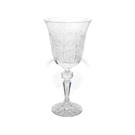 CZECH CUT CRYSTAL | WATER GOBLET