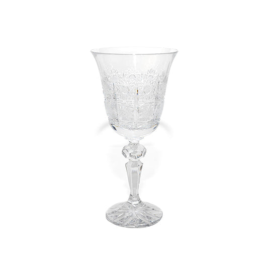 CZECH CUT CRYSTAL | WINE GLASS
