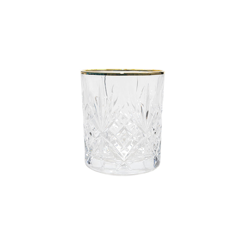 MELODIA | GOLD RIM CRYSTAL WINE GLASS