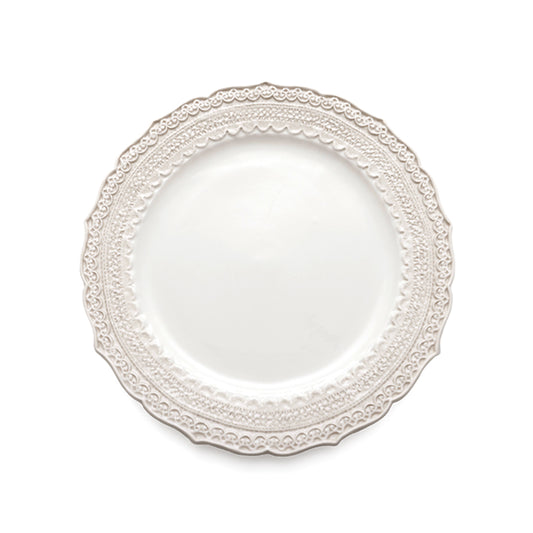 FINEZZA CREAM LACE DINNER PLATE