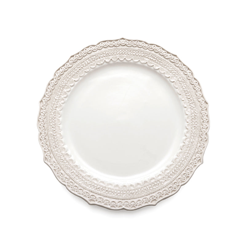 FINEZZA CREAM LACE BREAD PLATE