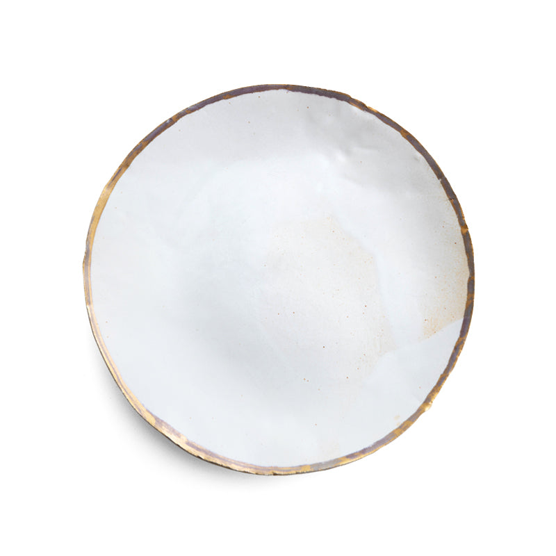 GOLD LUSTRE SALAD PLATE - PRELOVED