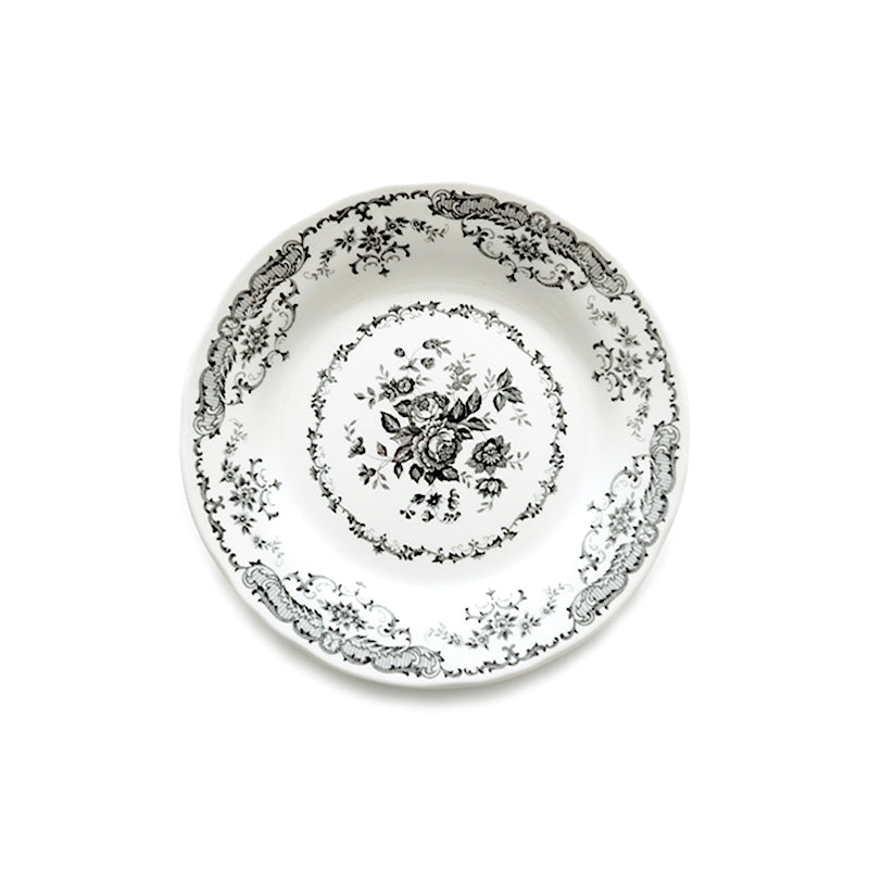 BLACK ROSE DINNER PLATE